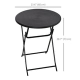 Folding Outdoor Coffee Table, 23.6