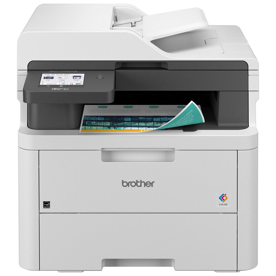 Brother MFC-L3720CDW Wireless Digital Colour All-in-One Printer with Copy, Scan and Fax, Duplex and Mobile Printing with Refresh Subscription Option