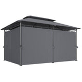 Gazébo patio toit double 10' x 13'