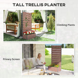 Raised Garden Bed with Trellis