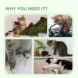 Cat Tower Condo for Indoor Cats, Small Cat Tree with Jute Scratching Posts