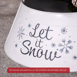 Metal Christmas Tree Collar, 26 Inch Round Christmas Tree Ring for Home Holiday Decoration