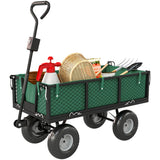 Chariot de jardin en acier, roues 10