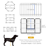 8 Panel Heavy Duty Dog Playpen 23.5