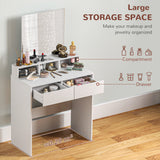 Makeup Vanity Desk with Mirror
