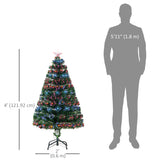 4ft Prelit Artificial Optical Xmas Tree Spruce Hinged Full Tree