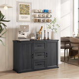 Sideboard with 3 Drawers and 2 Doors, 47