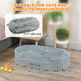 Dog Bed, Felt Cat Couch Sofa for Small Medium Dogs