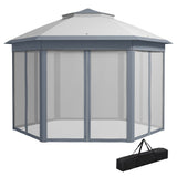 13' x 13' Pop Up Canopy Tent with Netting and Carry Bag