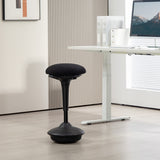 Swivel Standing Desk Chair, Backless Wobble Stool Chair, Adjustable Active Ergonomic Standing Stool with Rocking Motion
