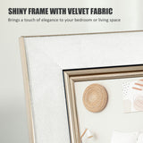 Floor Standing Mirror, Leaning or Wall Mirror with Frame for Bedroom
