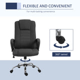High Back Office Chair, Height Adjustable Computer Desk Chair with Swivel Wheels and Tilt Function