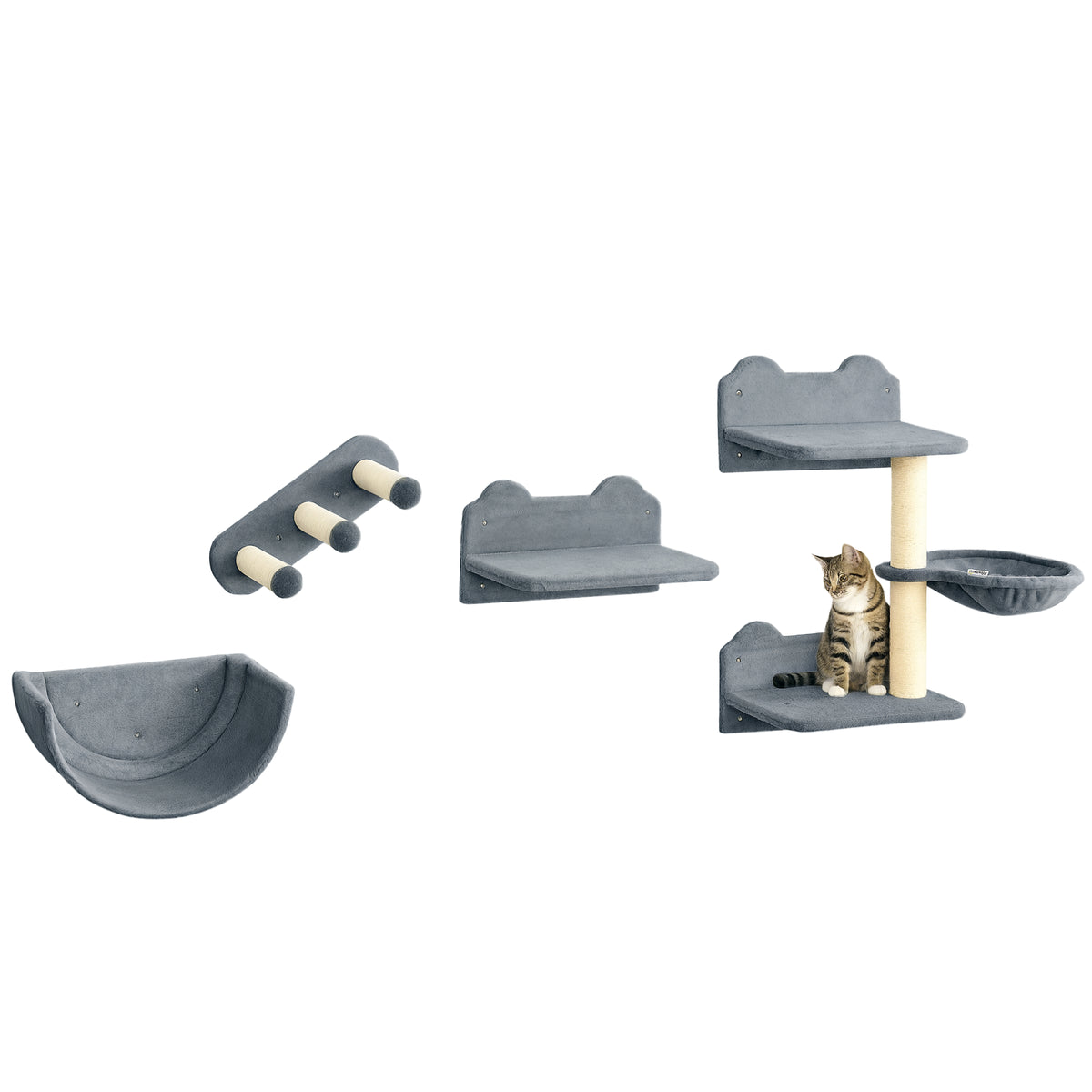Cat Wall Shelves, 3 Steps