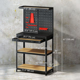 Work Bench with Pegboard, 31.5