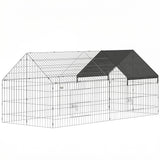 Metal Chicken Coop with UV-Resistant Cover for