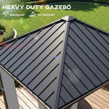 10' x 10' Hardtop Gazebo with Galvanized Steel Roof