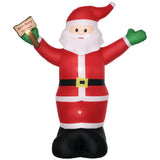 3.9ft Outdoor Christmas Lighted Inflatable Santa Claus with Gift Box