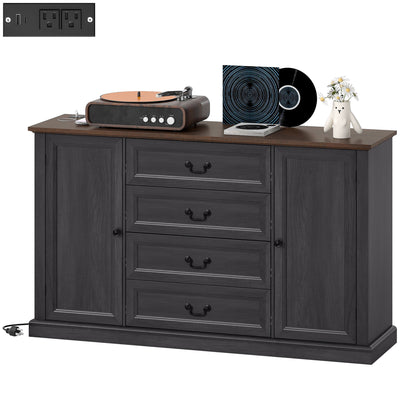 Farmhouse Sideboard with Charging Station, 58
