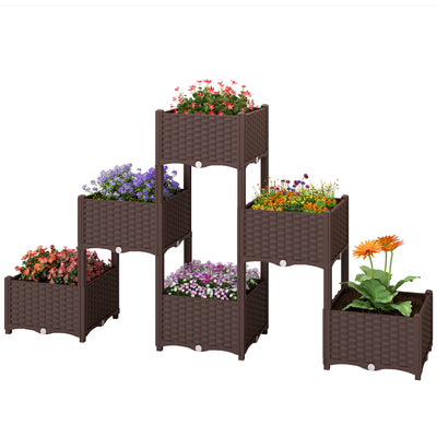 Plastic Raised Garden Bed with Legs