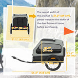Dog Bike Trailer for Small & Medium Dogs up to 44 lbs