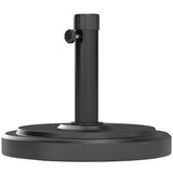48 lbs Patio Umbrella Base Round HDPE Umbrella Base For 1.5