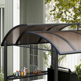 8' x 5' Grill Gazebo with Vented PC Roof