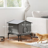 Outdoor Cat House, Foldable Feral Kitty Shelter for Kittens
