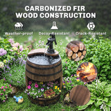 Wooden Outdoor Fountain
