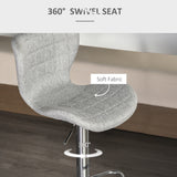 Ensemble de 2 tabourets de bar hauteur comptoir tabouret pivotant hauteur ajustable chaises de bar avec repose-pieds pour cuisine salle à manger maison bar