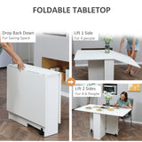 Table à manger extensible, table pliante repliable