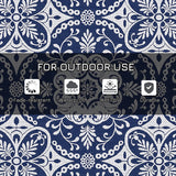 Portable Outdoor Rug with Carry Bag, 9' x 18' Reversible Mat