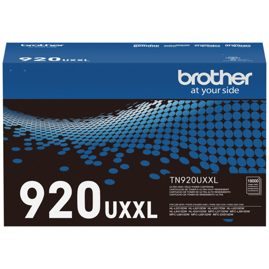 Brother Genuine TN920UXXL Ultra High-yield Toner Cartridge
