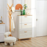 Meuble à chaussures moderne avec 3 tiroirs basculants et étagère réglable, armoire de rangement pour 12 paires de chaussures pour l'entrée