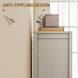Sideboard Buffet, Kitchen Storage Cabinet with Barn Door and Adjustable Shelves