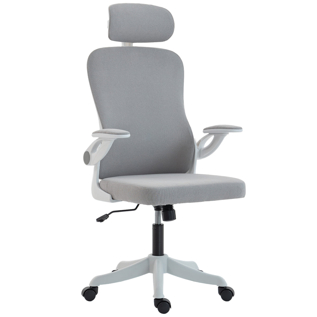 Ergonomic Office Chair, Swivel Desk Chair with Adjustable Lumbar Support, Headrest and Height