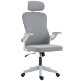 Ergonomic Office Chair, Swivel Desk Chair with Adjustable Lumbar Support, Headrest and Height