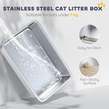Extra Large Stainless Steel Litter Box