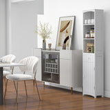 Grand meuble de rangement en bois pour salle de bain, cuisine ou chambre, organisateur décoratif