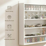 5-storey Display Cabinet, Shot Glass Display Case, Glass Curio Cabinet with 2 Glass Doors and 4 Adjustable Shelves