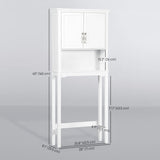 Over the Toilet Storage, Bathroom Cabinets Over Toilet, Cabinet Above Toilet with Doors and Shelves