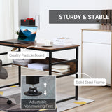 Adjustable Drafting Table Art Desk Drawing Table Craft Desk Workstation for Painting Multifunctional Writing Desk with Tiltable Tabletop and Storage Shelf