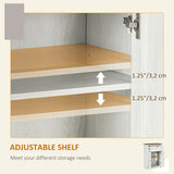 Farmhouse Sideboard Storage Cabinet with Doors and Drawer for Kitchen