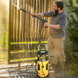 Electric Pressure Washer, 2176 PSI High Pressure Washer with 20 ft Outlet Hose, Adjustable Nozzle, 1.9GPM Power Washer