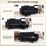 Sectional Sofa, Wooden Legs