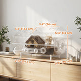 8 in 1 Hamster Cage with All Accessories for Dwarf Hamster, 21.5