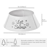 Metal Christmas Tree Collar, 26 Inch Round Christmas Tree Ring for Home Holiday Decoration