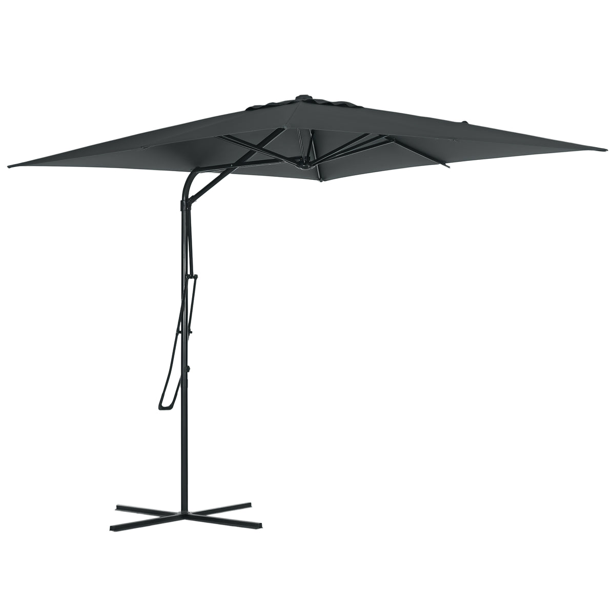 Parasol de patio cantilever 8 pi, parapluies suspendus
