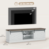 TV Stand for TVs up to 65 Inch, Entertainment Center with Shelves, Cabinets