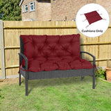 Coussin balançoire porche coussin banc jardin dossier non-glissant coussinets doux 2 places 39,4