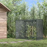 Cage de culture 6,5 x 3,3pi, sac de rangement et piquets au sol